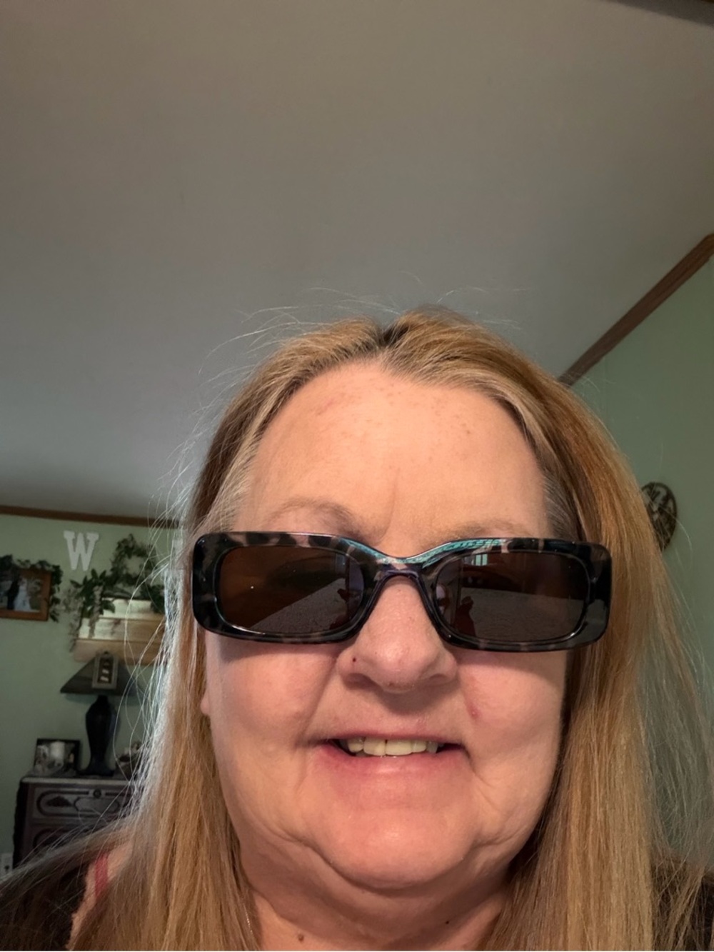 2 pair UV400 Sunglasses with dark tint Black Rectangular Sunglasses & grey pair